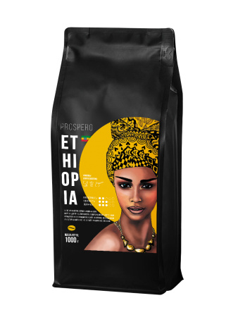Кофе Prospero Ethiopia в зёрнах свежеобжаренный, уп. 1 кг