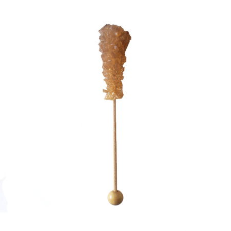 Сахар тростниковый на палочке коричневый 11 см, 6 г в инд.упаковке