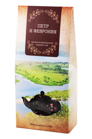 Чай черный ароматизированный «Петр и Феврония» уп. 100 г