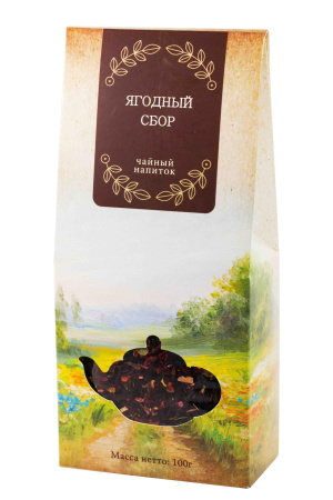 Чай черный ароматизированный «Ягодный сбор» уп. 100 г