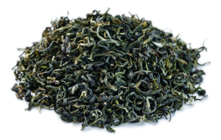 Китайский зеленый элитный чай Би Ло Чунь (Изумрудные спирали) 100 г.